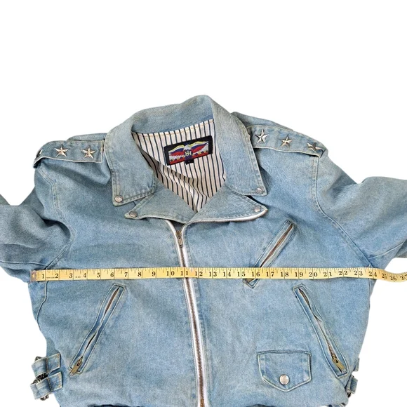 Studded Denim Jacket - Picture 12 of 14